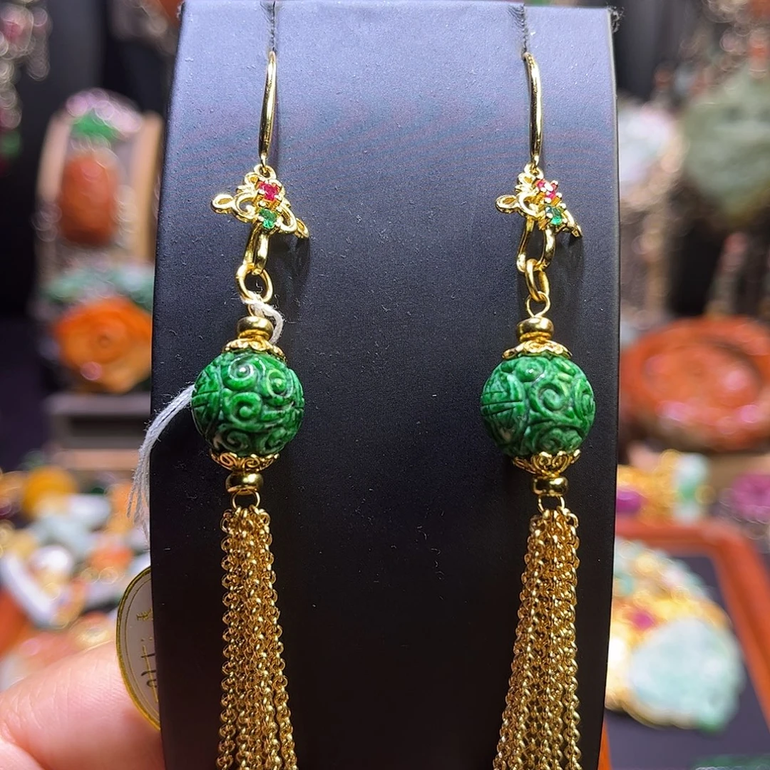 翡翠未镶嵌耳饰特价福利