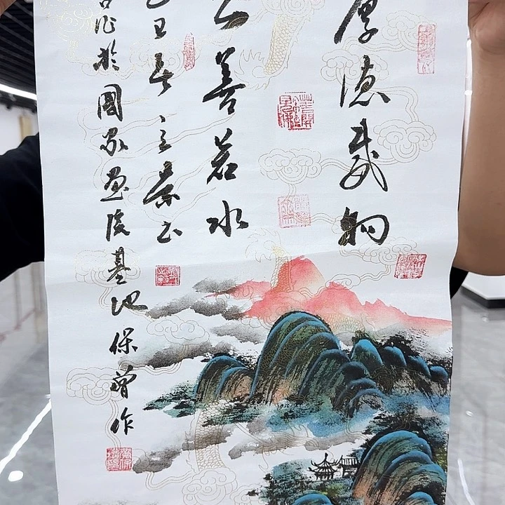国画书法作品多次参加