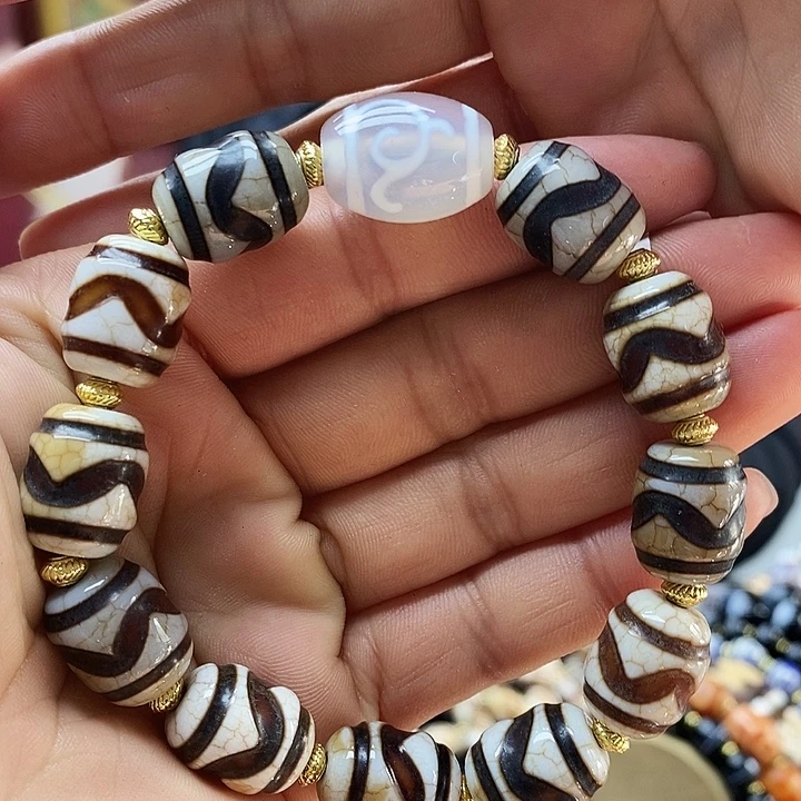 玛瑙/玉髓（覆膜）合金手链