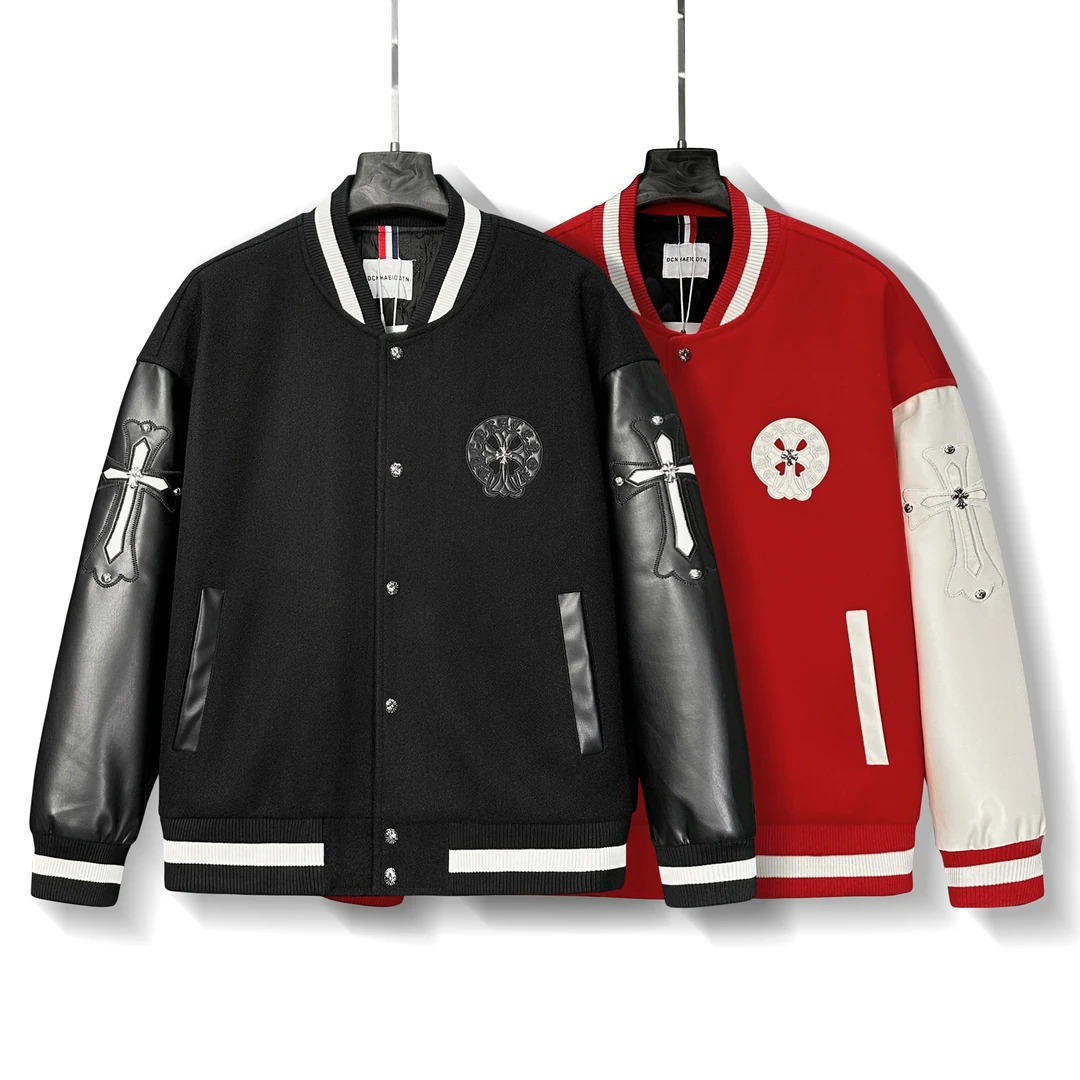 【威】8817新款上新男女同款潮流棒球加厚中短款外套