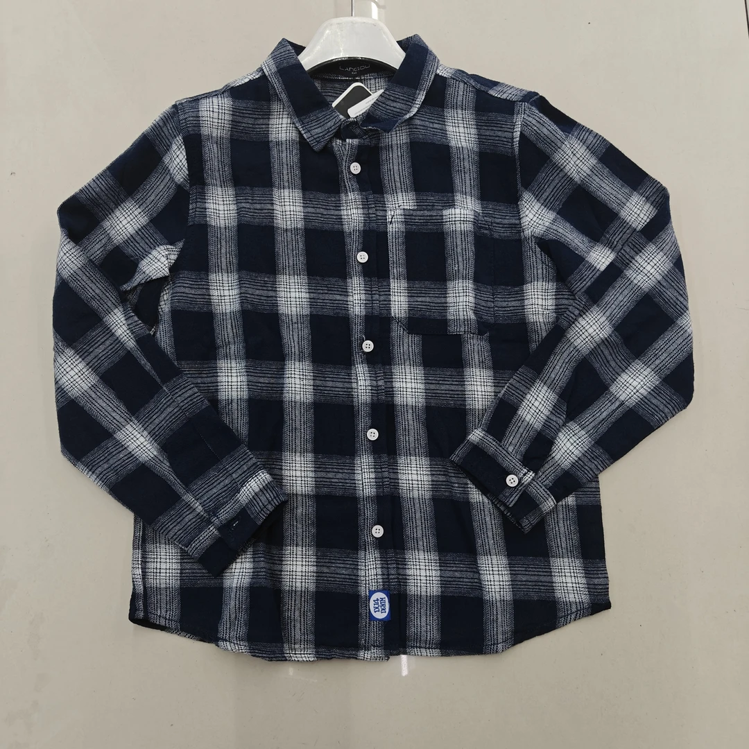 (男童)男童纯棉衬衣备注尺码