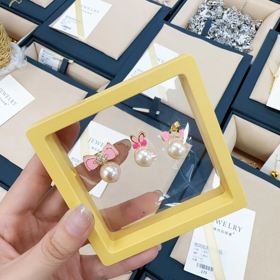 铜合金锆石吊坠 350  滴油提耳朵吊坠diy饰品配件