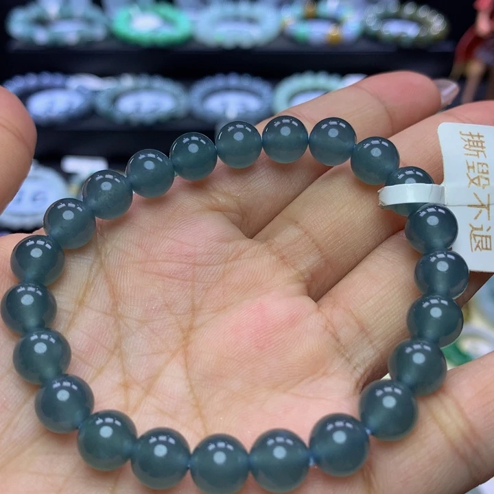 翡翠手链未镶嵌翡翠8