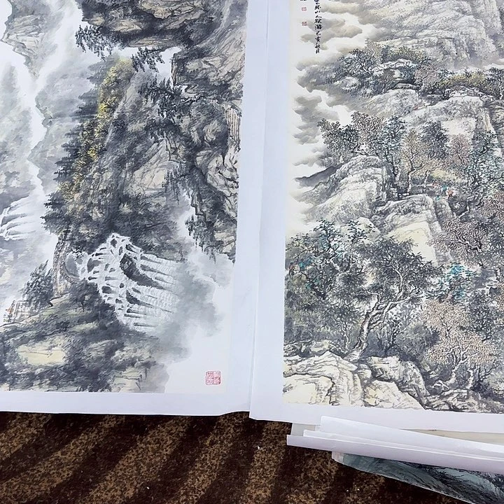 国画巴**社绘画王老师作品140.70