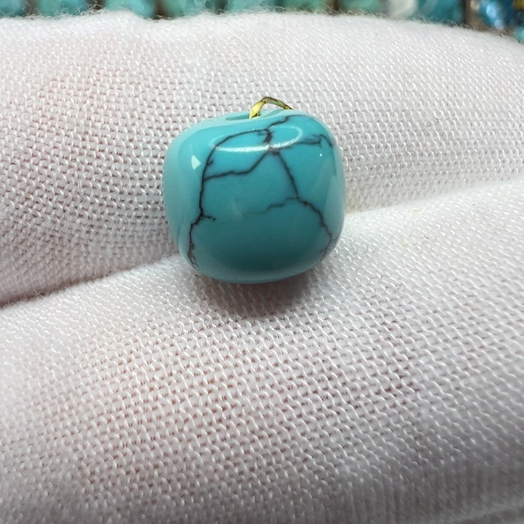 绿松石未镶嵌配饰9.8*8.5