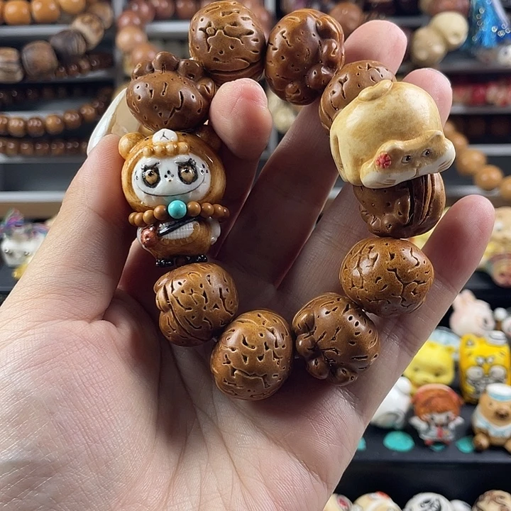 非金属核桃手串你和