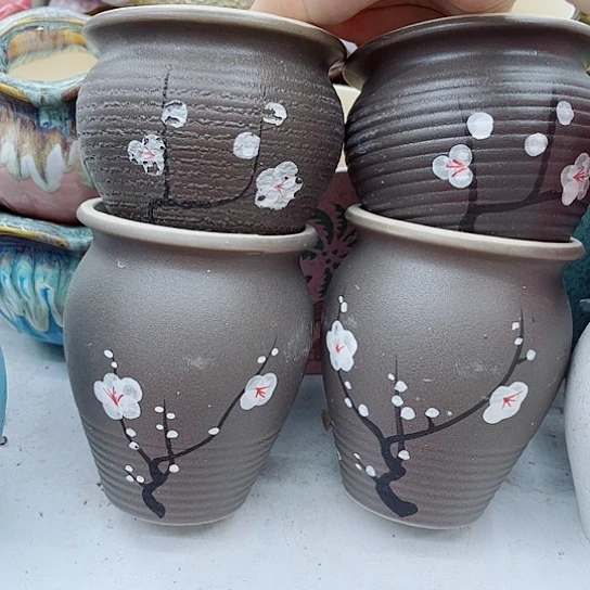 多肉绿植陶瓷花盆9.9包邮