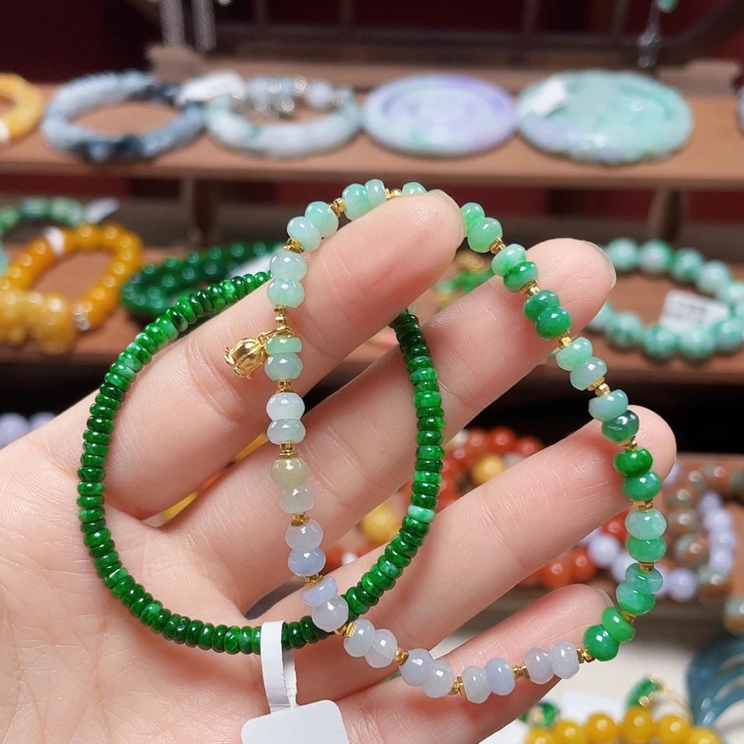 妙***祥翡翠未镶嵌手链饰品