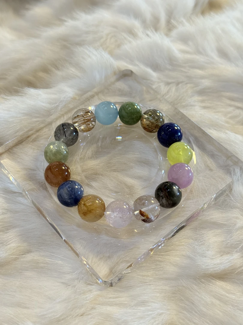 石英石手链 设计款多宝手串13MM