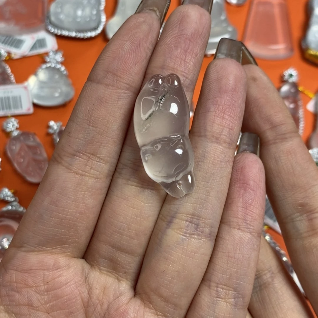 石英质玉猫咪未镶嵌?****?