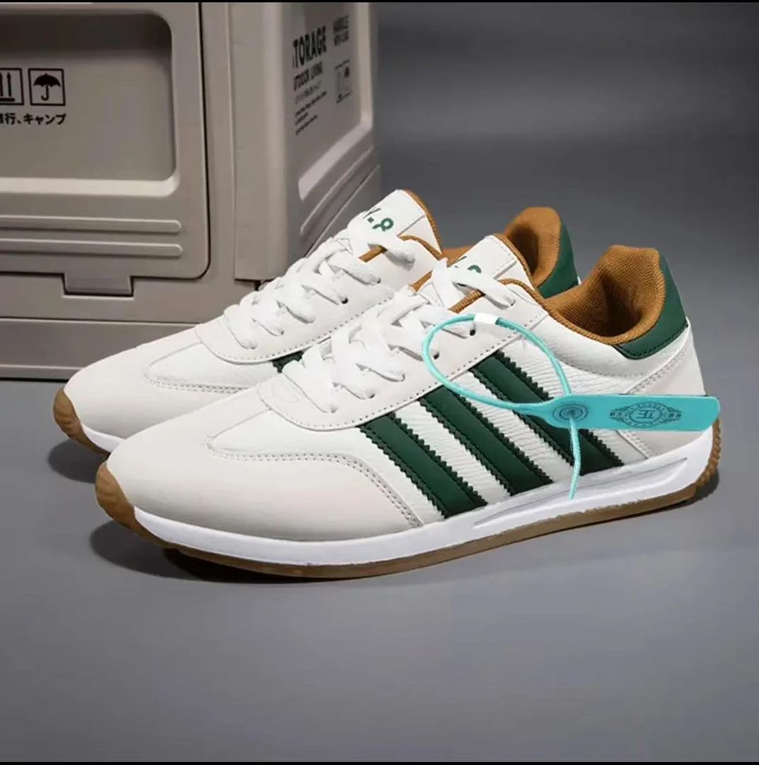 品牌断码春夏季男鞋皮面耐磨休闲舒适透气百搭网面软底百搭跑步鞋