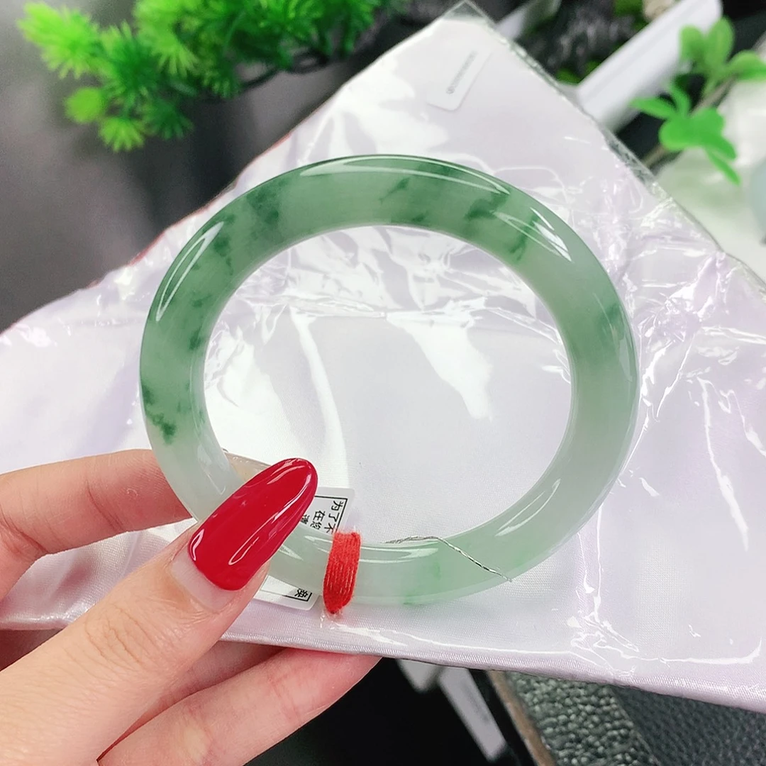 未镶嵌手镯翡翠55圈