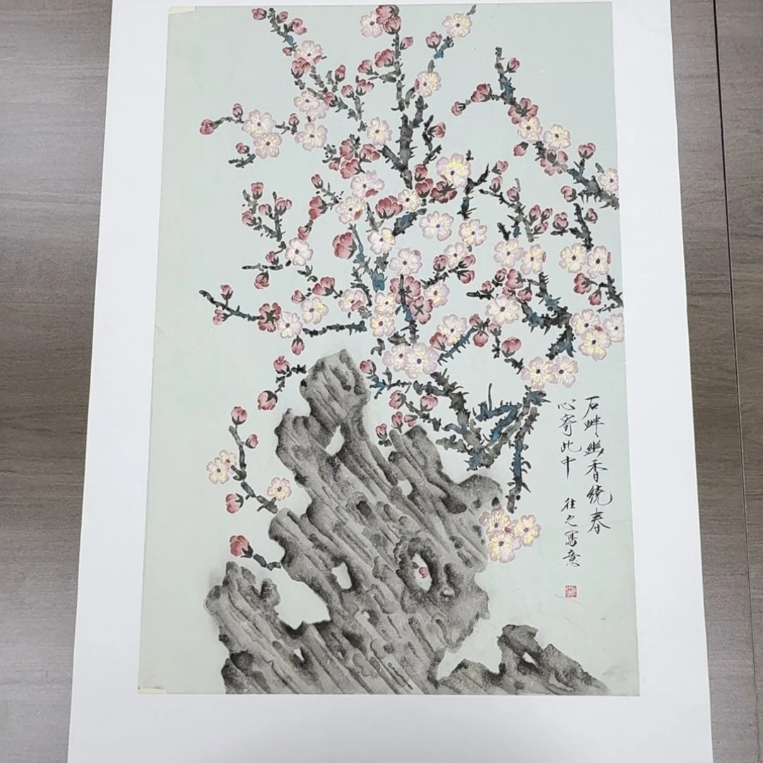 国画国画作品山水花鸟