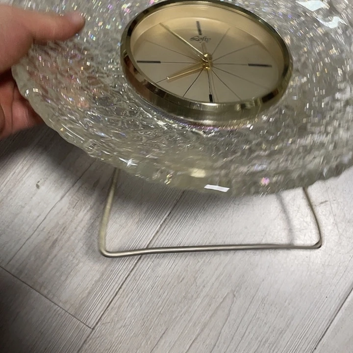 健***健玻璃手工艺品老讷精品玻璃盘子