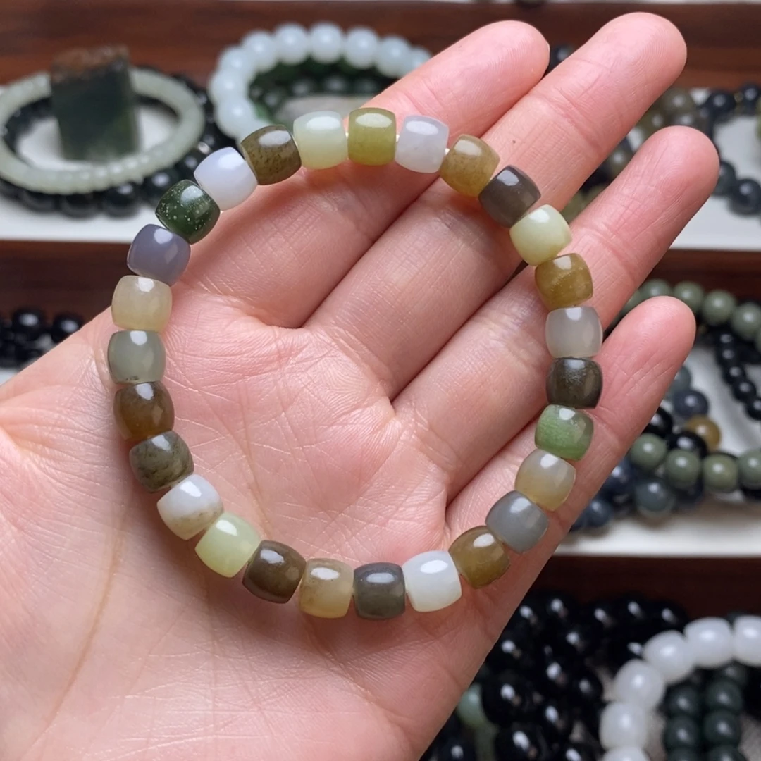 和田玉未镶嵌手串