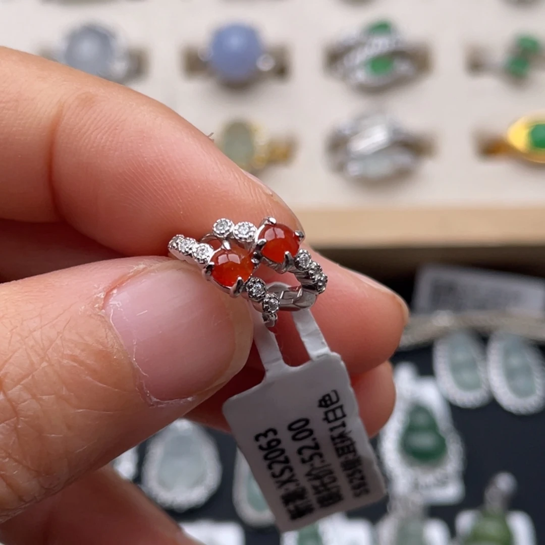 翡翠银S925镶嵌吊坠(不含链)