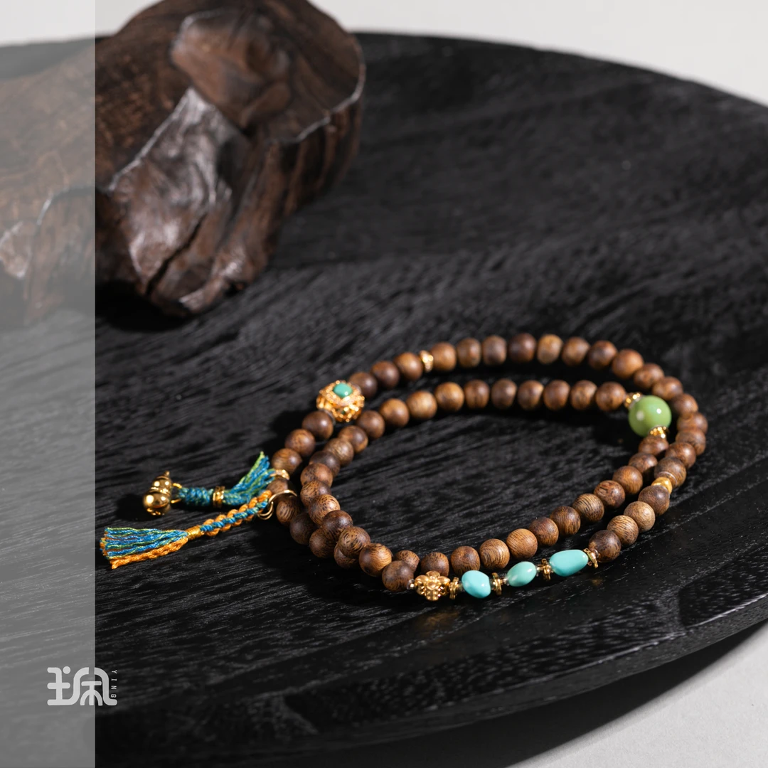 沉香舒颂|*手串*18K镶嵌PZC25110408多样性发其一