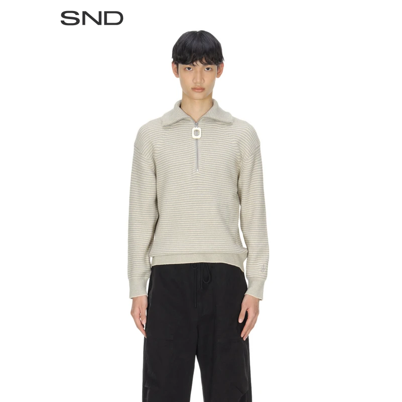 【SNDJW ANDERSON设计师品牌】SND AW25 半拉链套衫