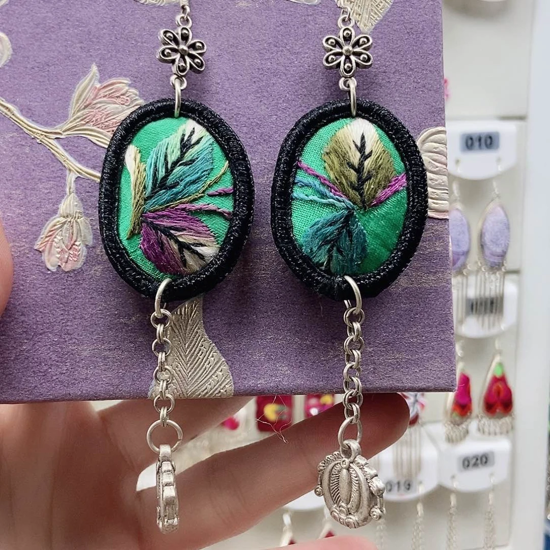 手串/手链核桃破线绣耳环