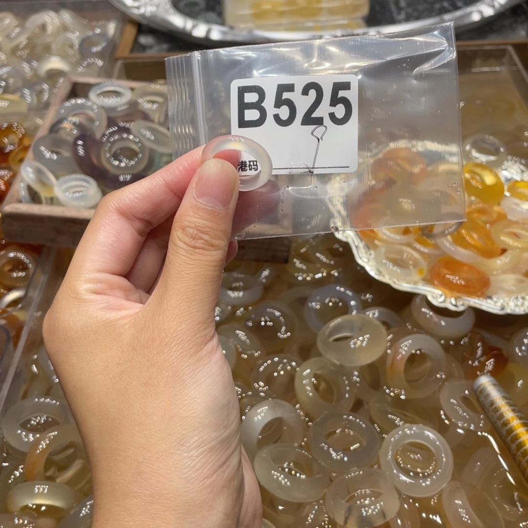 玛瑙/玉髓未镶嵌戒指525