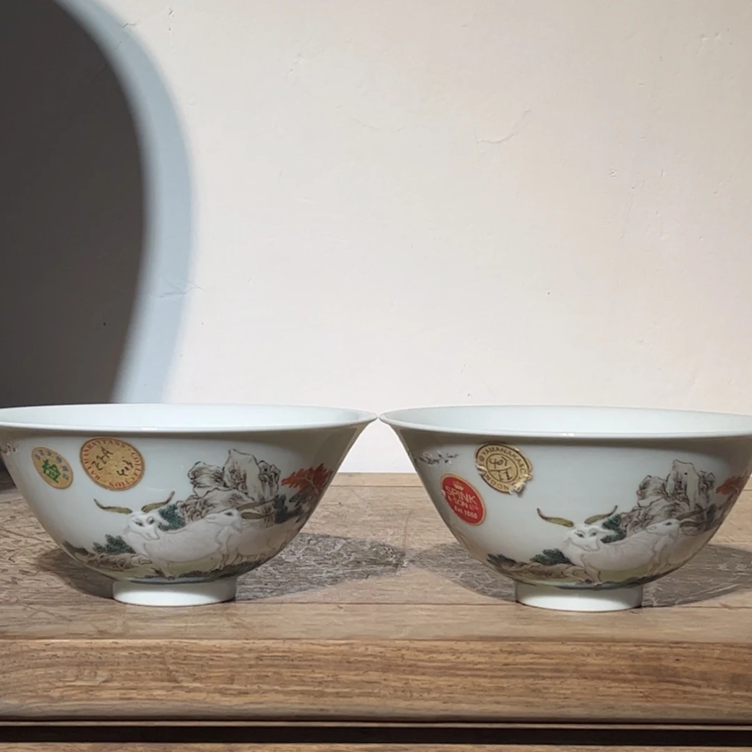 摆件用****7瓷器摆件你牛牛牛牛