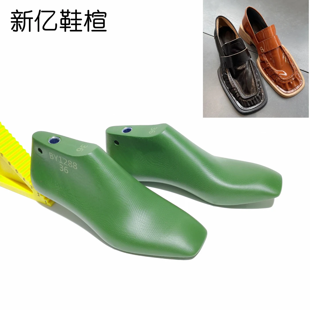 新东鞋楦厂Isla乐福鞋女款方头粗跟乐福鞋楦头跟高3CM鞋楦BY1288