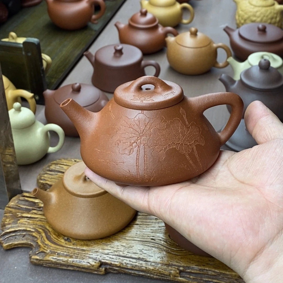 茶壶紫砂紫砂石瓢