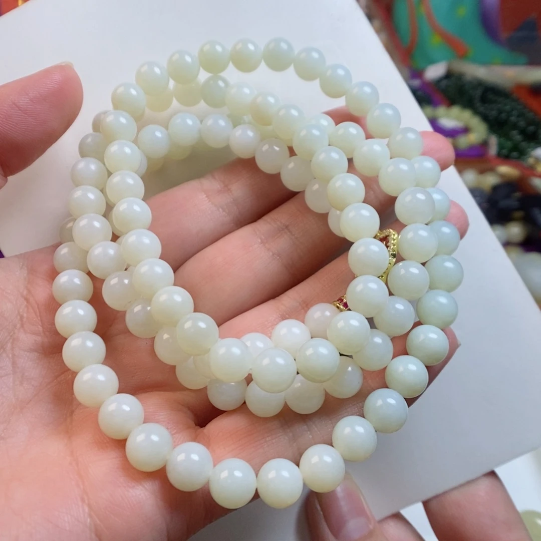 和田玉颈饰未镶嵌新疆料