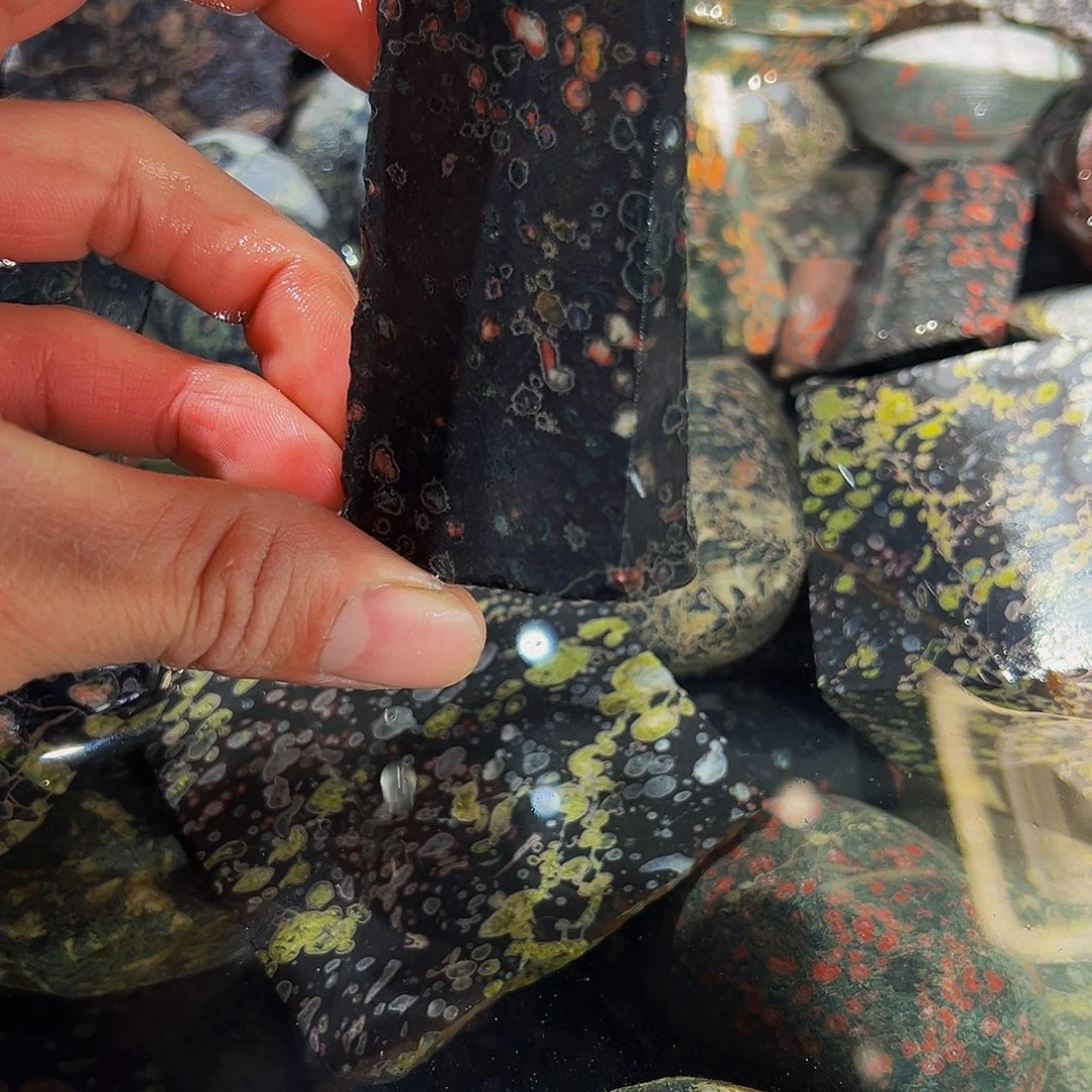 梅花玉鱼缸石茶周边微瑕不退不换