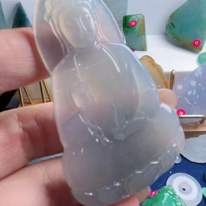 翡翠未镶嵌颈饰天然翡翠