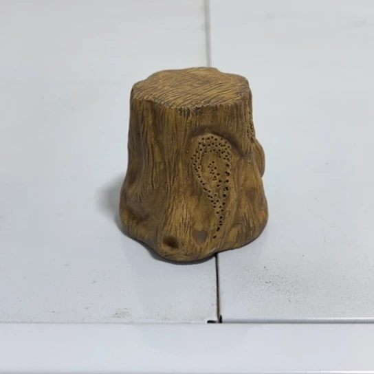 ✘****╮树桩紫砂壶盖置黄
