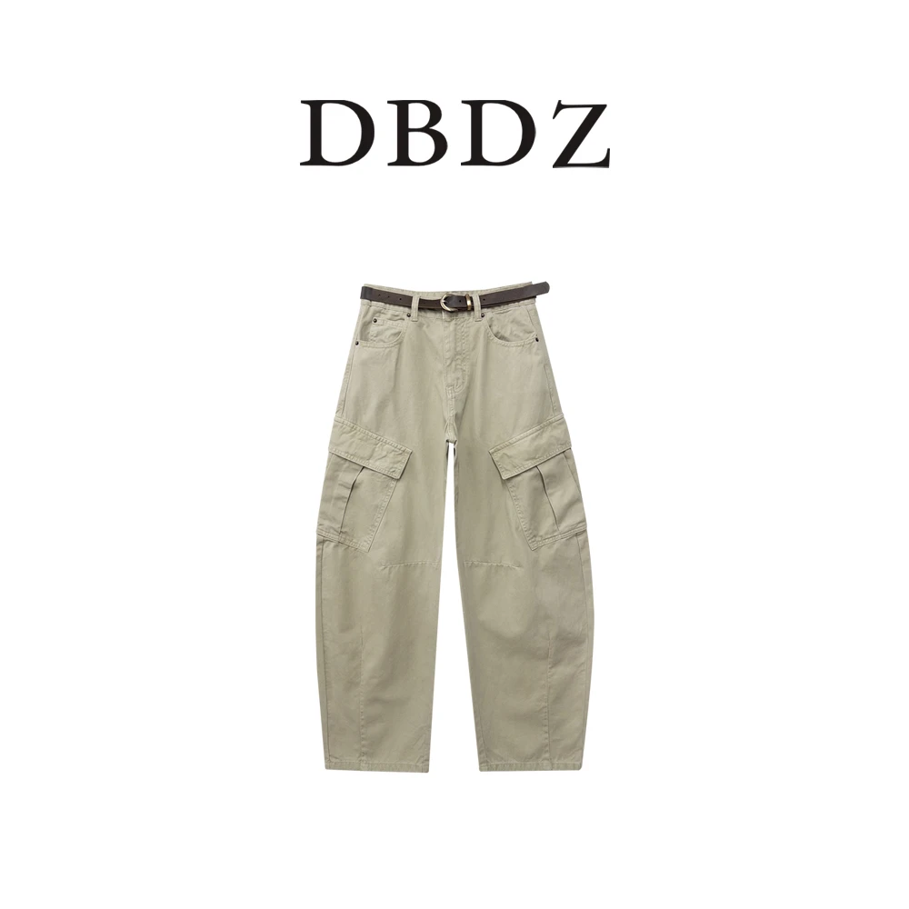 【李十一LISHIYI】小众设计感工装弯刀裤（带腰带）7735