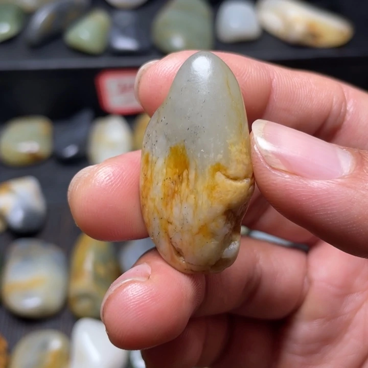 和田玉未镶嵌挂件53