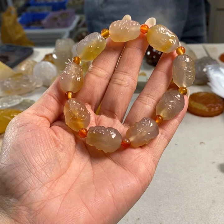 玛瑙/玉髓吊坠(不含链)未镶嵌