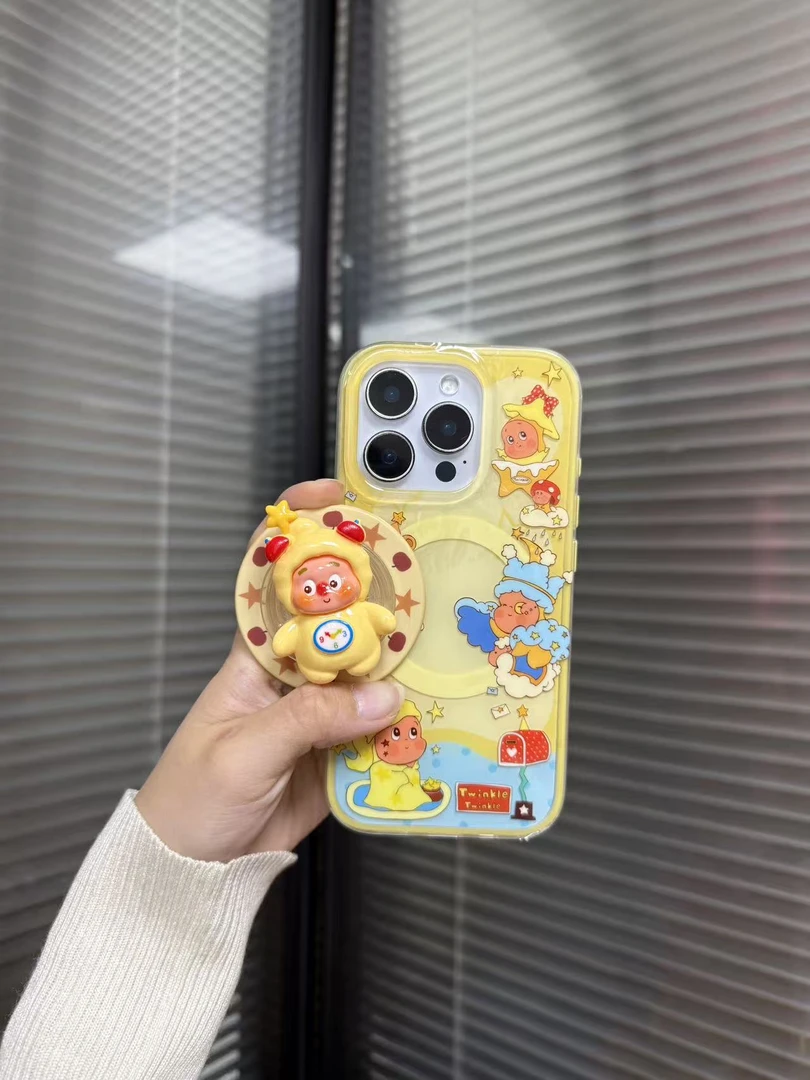 闹钟星星人新壳体二合一磁吸手机壳一套