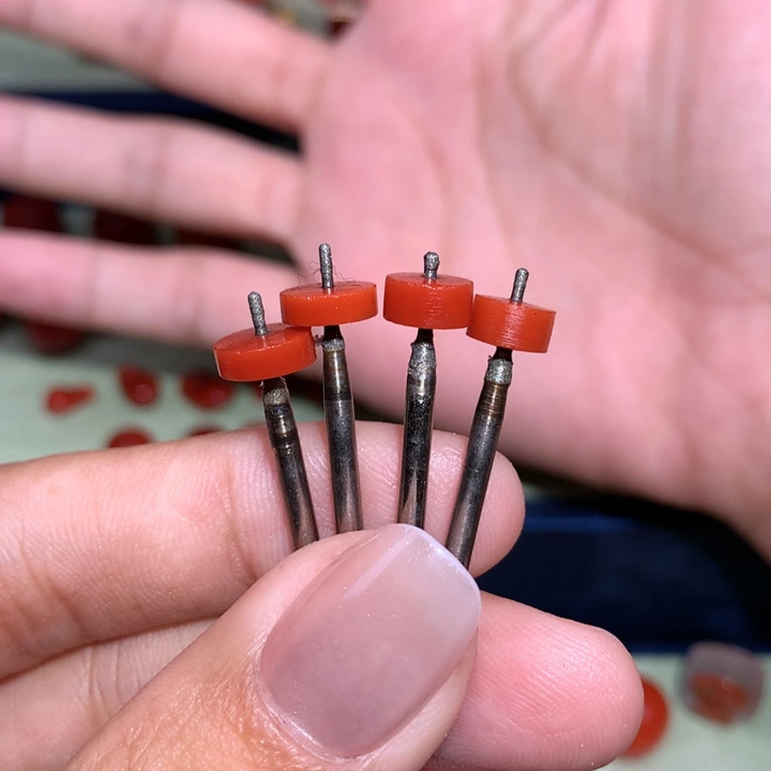 南红玛瑙套珠未镶嵌小*微微纹