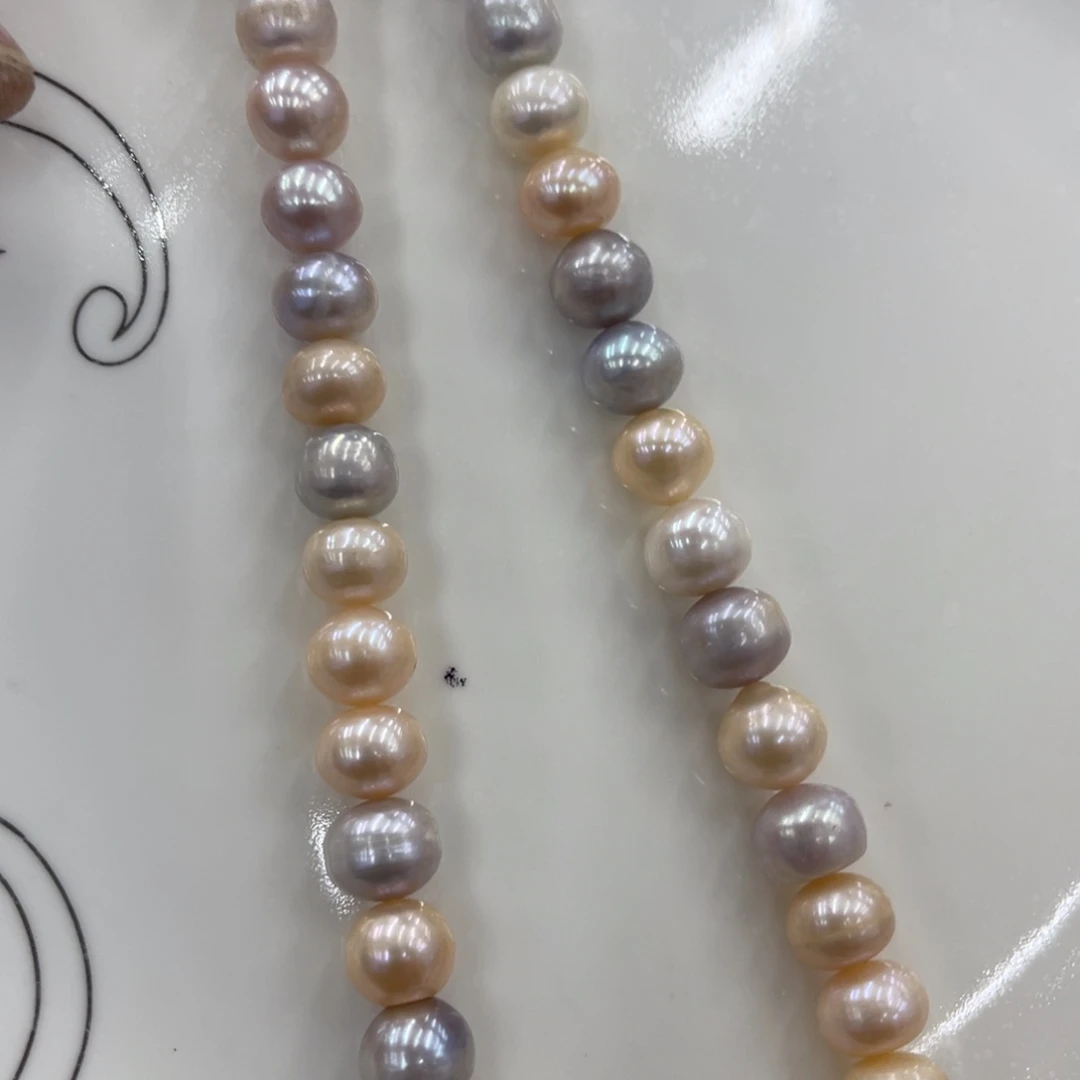 淡水珍珠颈饰合金840