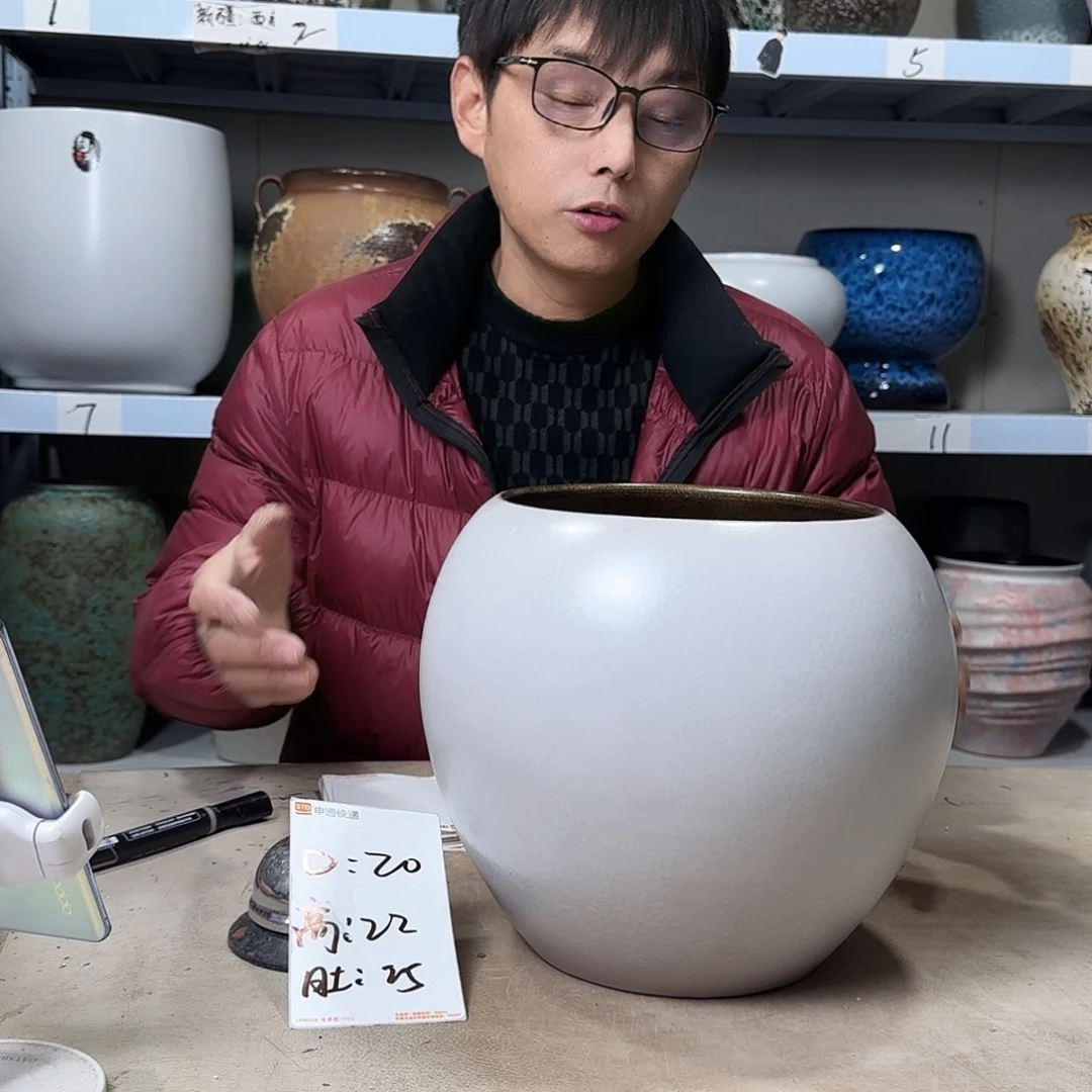 紫砂花盆尺寸20@22