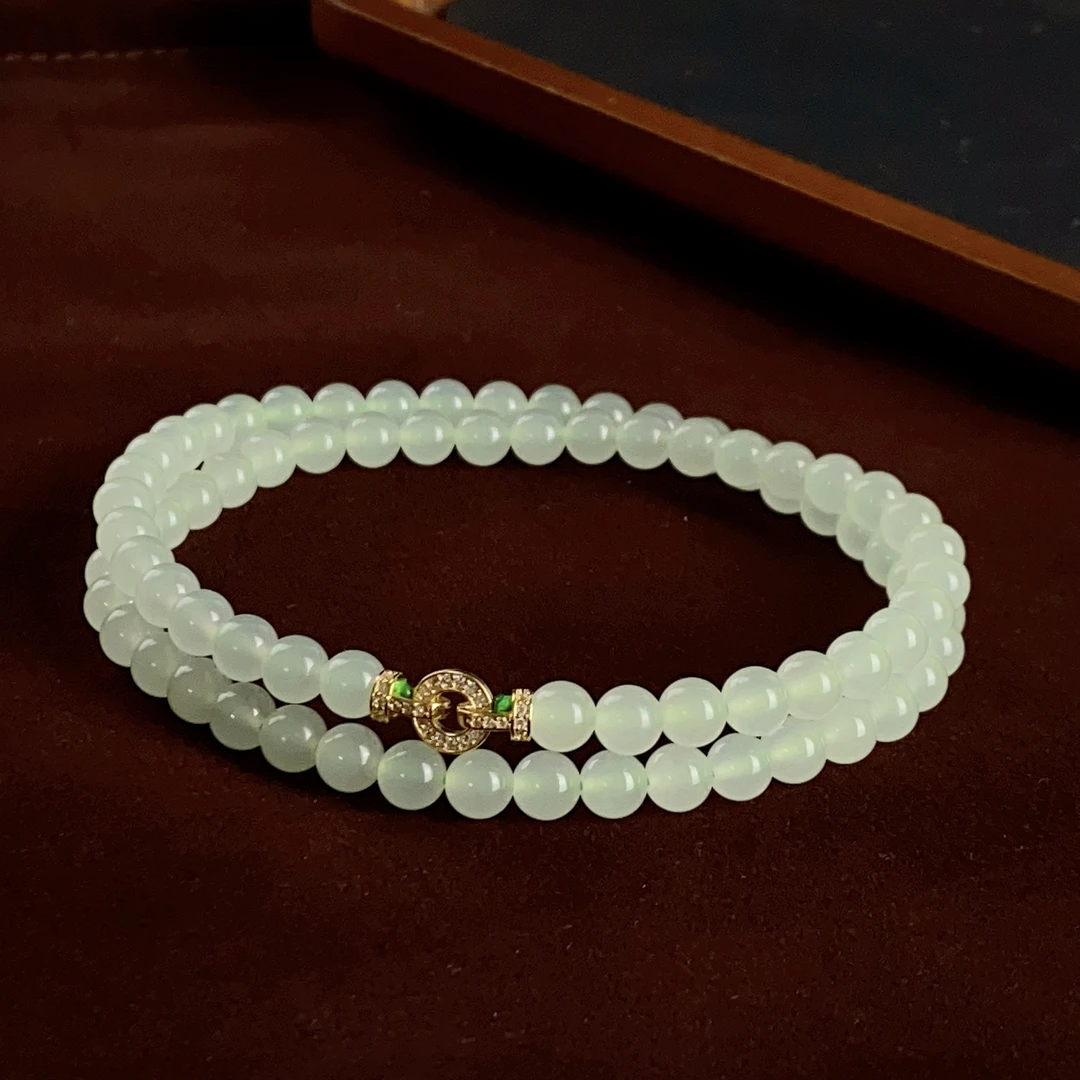 2888/ZY888-954 和田玉经典款精美妈妈链5+/多样性发/一件