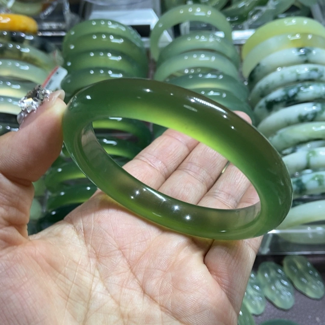 岫玉未镶嵌手镯65