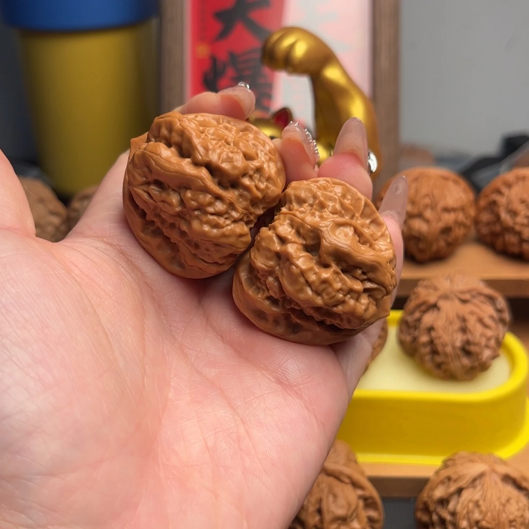 文玩核桃把件蛤蟆头41