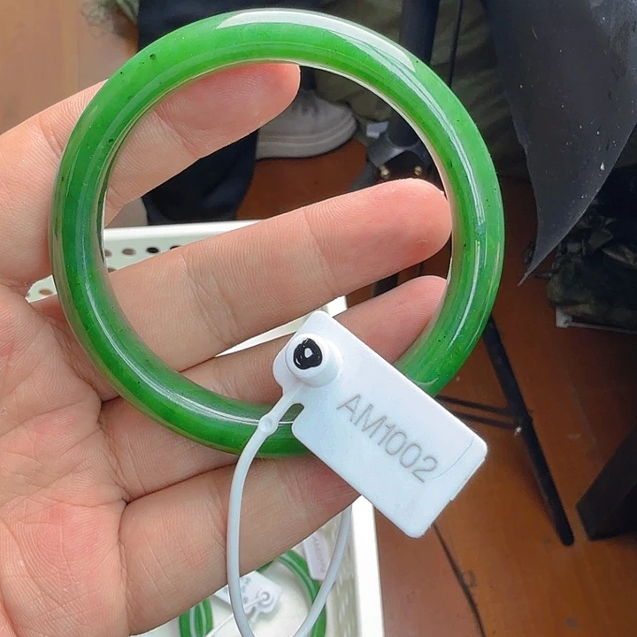 和田玉（碧玉）手镯未镶嵌61