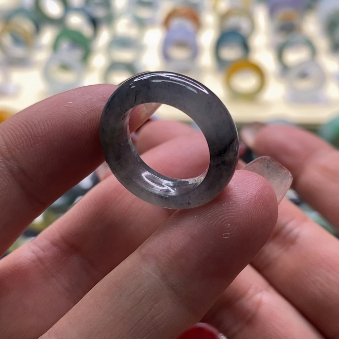 翡翠戒指未镶嵌翡翠戒指10.5