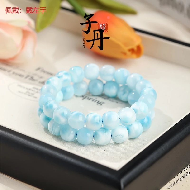 【子丹晶缘】海纹石老型单圈手串11MM（多样性发/发一条）C4-279