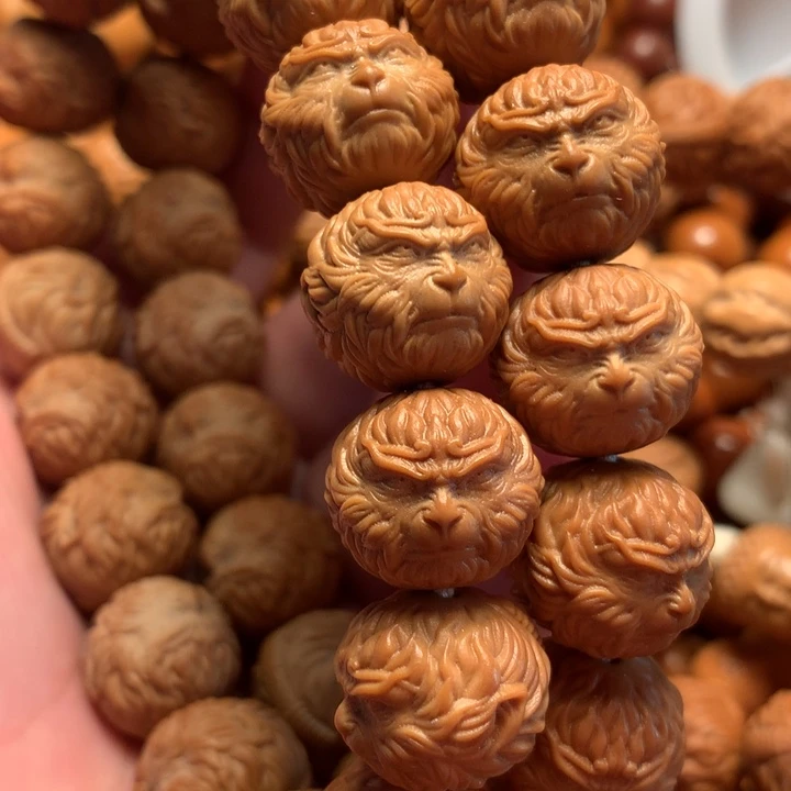 【闪购商品】猴头核桃吊坠蘶*悟空