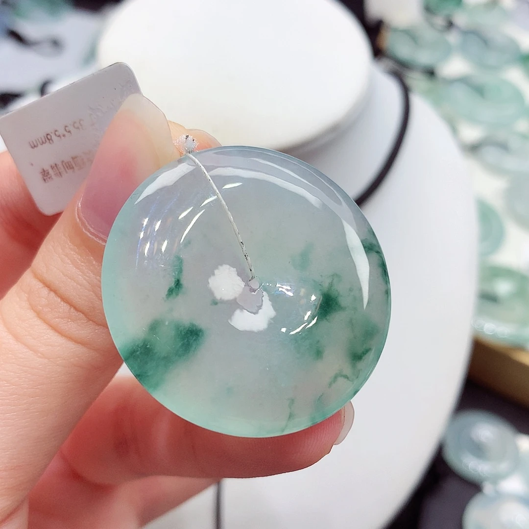 颈饰未镶嵌翡翠翡翠71，35.5/5.8