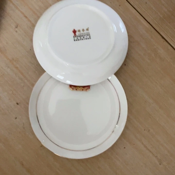 瓷片陶瓷陶瓷5英寸2个果