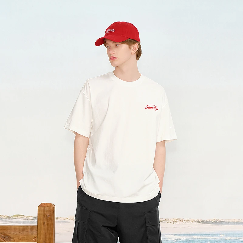 【嘉格专享】【INXX】撞色字母印花短袖T恤简约上衣XRF2010853