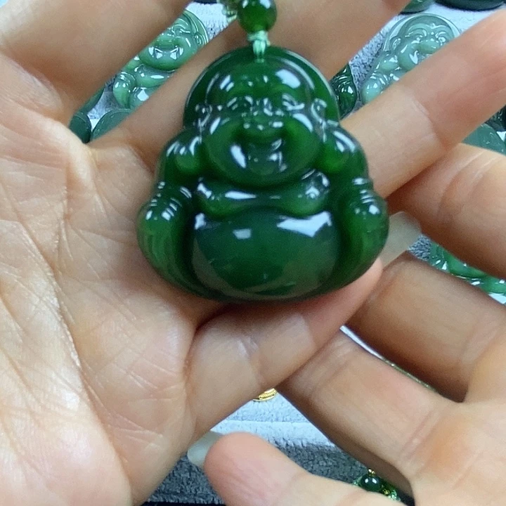 吊坠(不含链)未镶嵌和田玉（碧玉）39