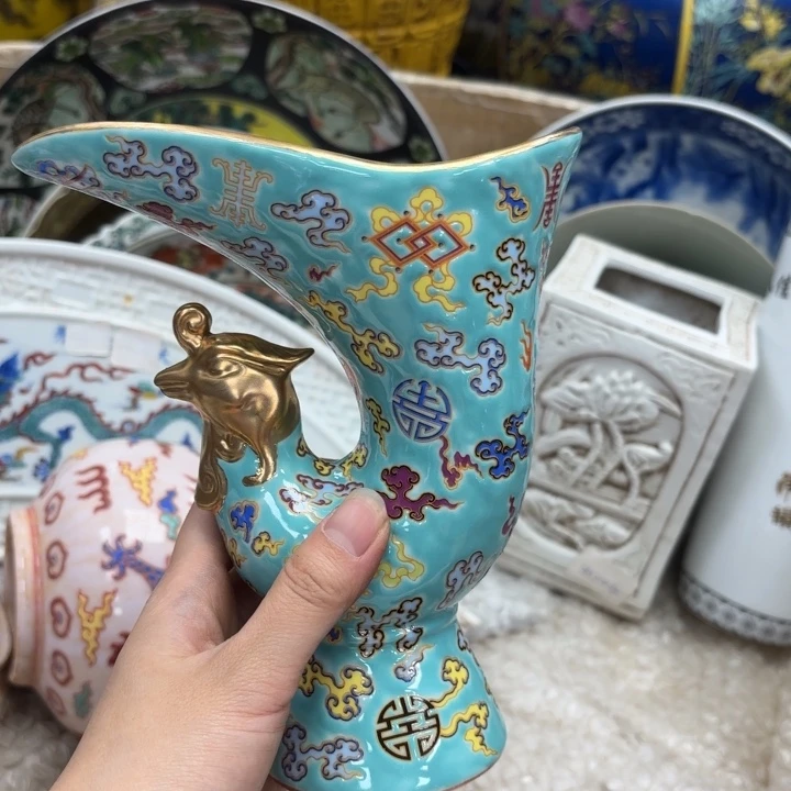 瓷片瓷器摆件 瓷器摆件